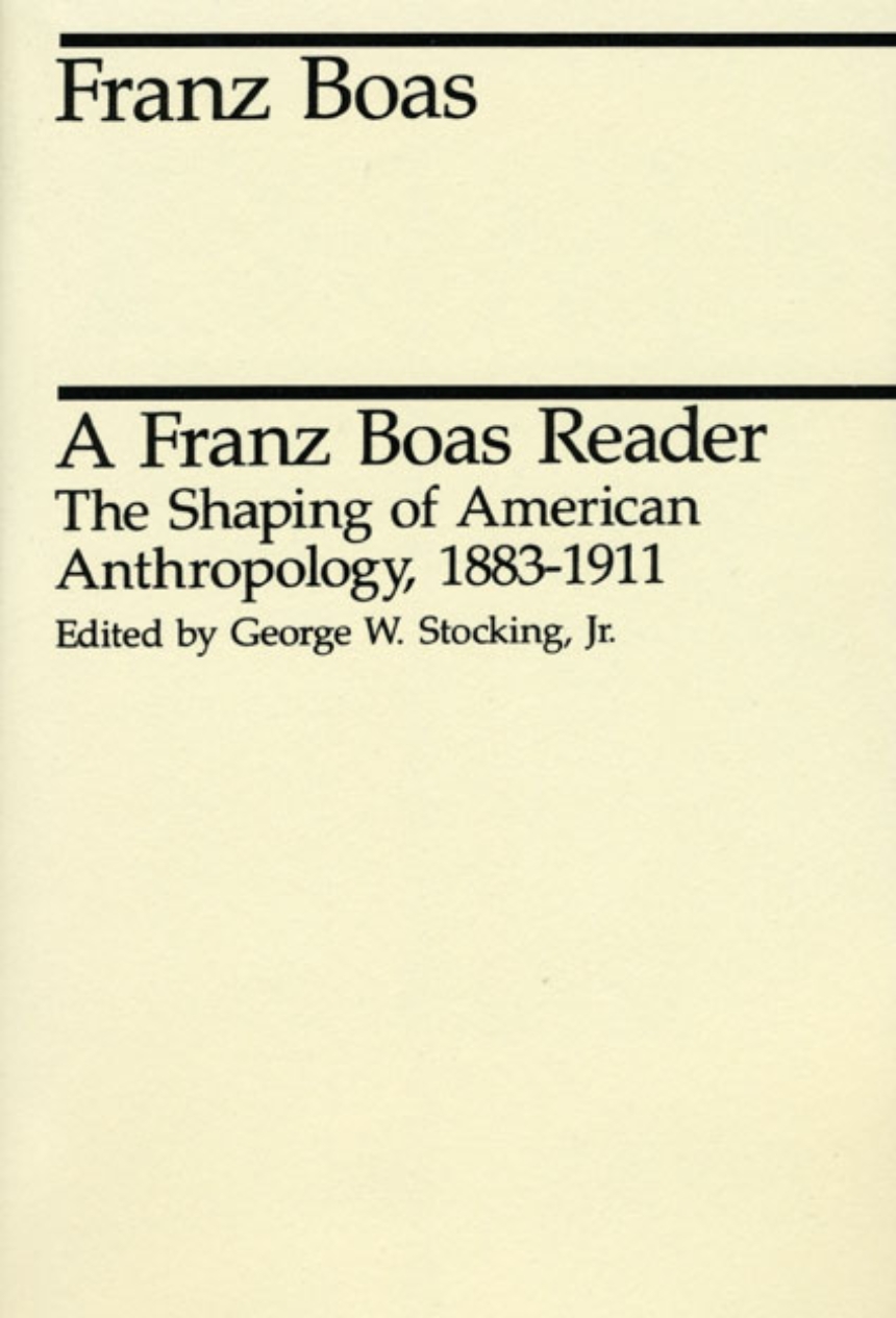 A Franz Boas Reader